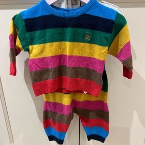 GAP Baby Knit matching multi colour set 3-6m
